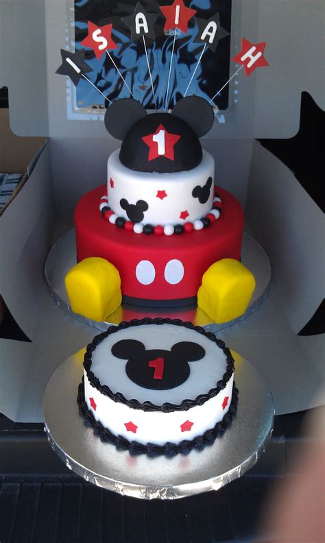 mickey mouse st birthday cakecentralcom