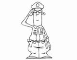 Coloring Warden Traffic Captain Coloringcrew Handcuffs Shackles Hands Dibujo Colorear Template sketch template