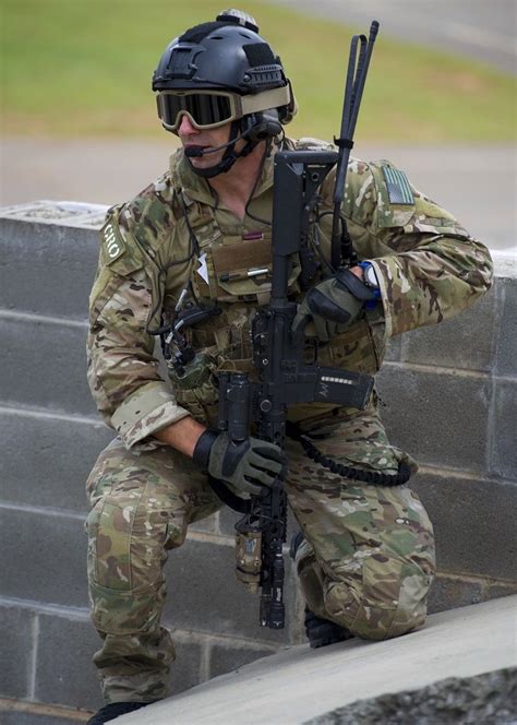 usaf pararescueman pictured  training  military special forces special forces
