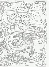 Zelda Lineart Version Deviantart sketch template