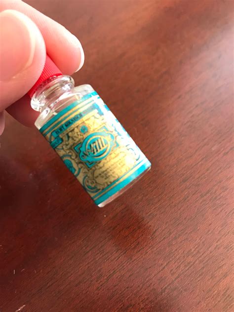vintage miniature perfume bottle  eau de cologne germany number