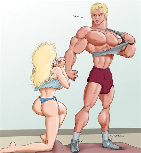 Aerobics11  Porn Pic From Kaz Cartoons Huge Muscle