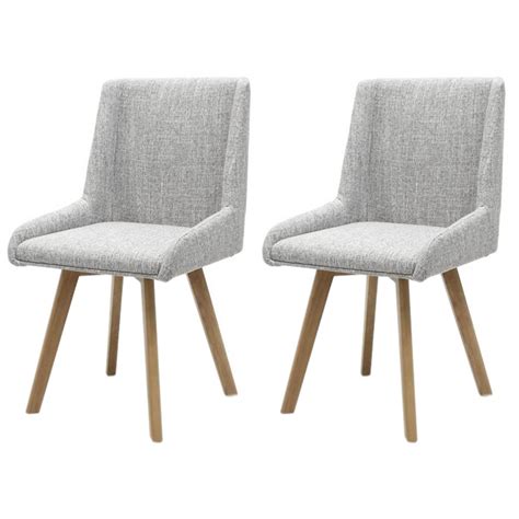 skandi grey fabric dining chairs wooden legs dining chairs fads
