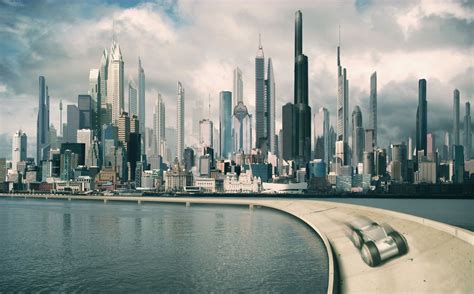 futuristic city skyline google search futuristic city future city