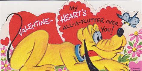 vintage disney valentines day cards