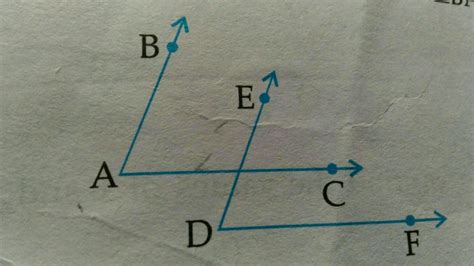 In The Given Figure Ab Parallel To De And Ac Parallel To