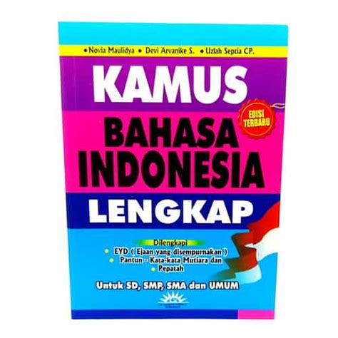 Grosir Buku Kamus Bahasa Indonesia Lengkap Edisi Terbaru