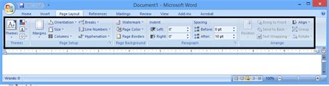 microsoft word page layouts threelop