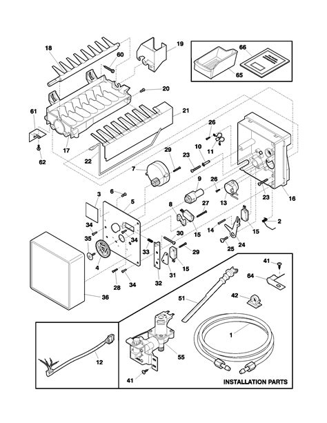 whirlpool ice maker parts diagram wiring diagram