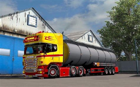scania r and streamline rjl red and yellow combo pack