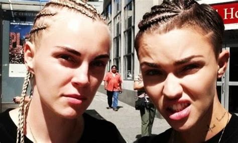 Ruby Rose And Phoebe Dahl Get Matching Cornrows During