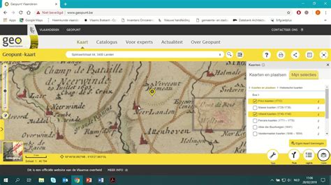 historische kaarten op geopunt raadplegen  vimeo