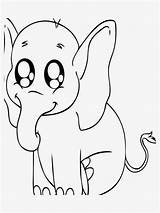 Coloring Pages Baby Printable Cute Animals Kids Animal Color Elephant Print Easy Cartoon Realistic Girls Dolphin Jungle Colouring Safari Colorings sketch template