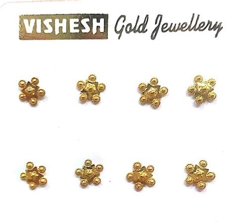 Vishesh Jewels Gold Nose Pins Rs 1500 Piece Vishesh Jewels And Craft