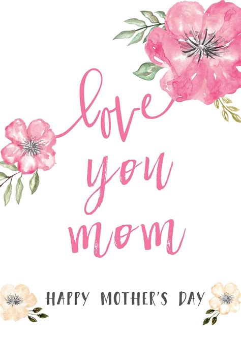 happy mothers day messages  printable mothers day cards