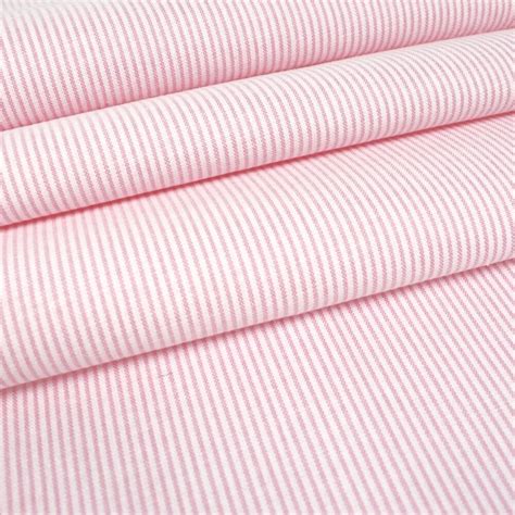 Fine 1mm Stripe Chambray Cotton Fabric By The Metre Denim Look Stripes