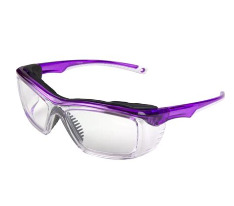Full Coverage Purple Safety Glasses