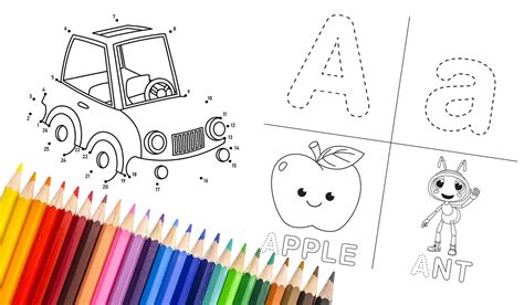 worksheets coloring pages  kids