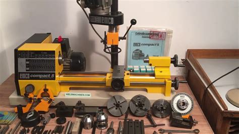 emco compact  lathe  accessories youtube