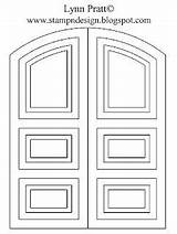 Window Door Cards Card Double Templates Template Doors Christmas Making Decorated Shaped Decorating Stamp Visit Choose Board Stampndesign sketch template