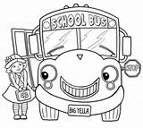 Bus School Coloring Pages Kids Bestcoloringpagesforkids Printable Print sketch template