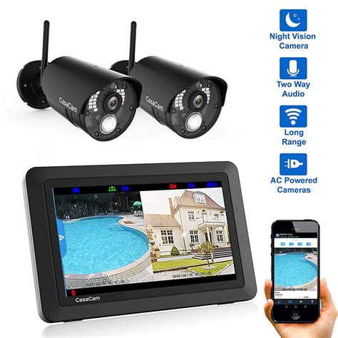 outdoor security camera system  dvr updated