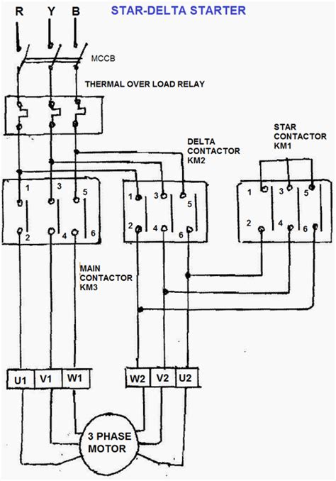 electrical contactor wiring diagram