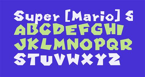 Super [mario] Script 3 Free Font What Font Is