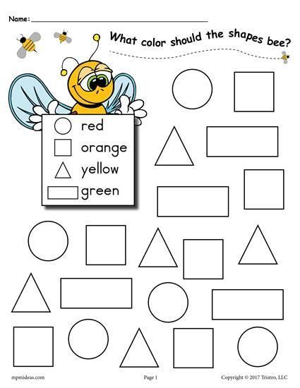 fun shapes worksheet coloring page   shape coloring pages