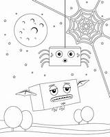 Block Big Singsong Colouring Halloween Cbc Pages Printable Parents Knows Hat Cat sketch template