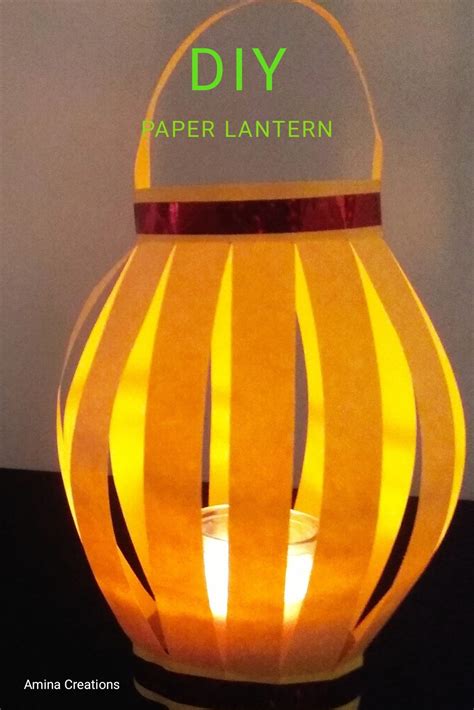 amina creations diy paper lantern home decor ideas