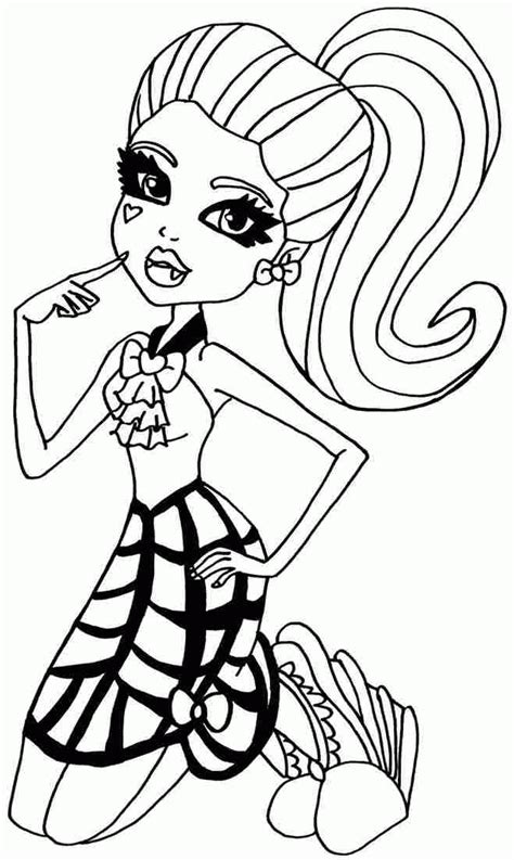 monster high printable activity book