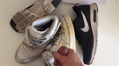 Cum On Trashed Nike Air Force 1 And Air Max Tavas