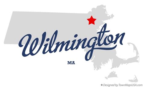 map  wilmington ma massachusetts