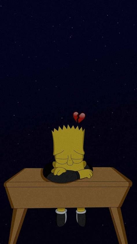Bart Simpson Crying Wallpapers Wallpaper Cave