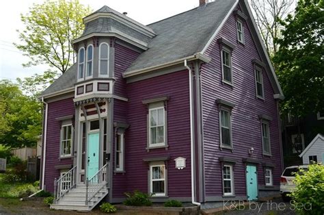 purple house exterior