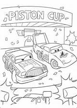 Piston Cup Coloring Pages Categories Cars sketch template