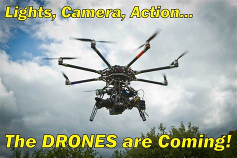 lights camera actionits  drones