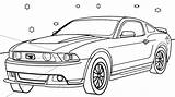 Coloring Pages Mustang 1969 Ford Mustangs Adult Template Cars Color Printable sketch template