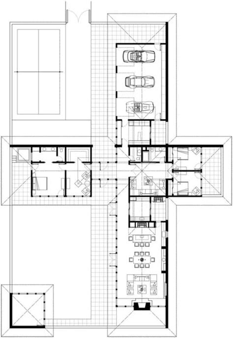 mid century modern floor plans  designs bybespoek