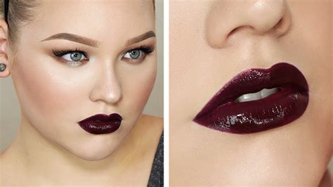 Makeup Tutorial Vampy Dark Lips ∆ Fall Makeup Look