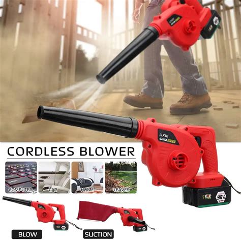 handheld cordless leaf blower dust sweeper vacuums mah li ion battery cordless blower