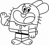 Gumball Watterson Straordinario Kolorowanki Incroyable Darwin Gumballa Niesamowity Colorier Swiat Dessins Fantastische Cartonionline Coloriages Anais Lusso Clipartmag Personaggi Papá sketch template