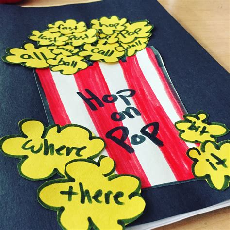 hop  pop popcorn dr seuss preschool activities preschool ideas