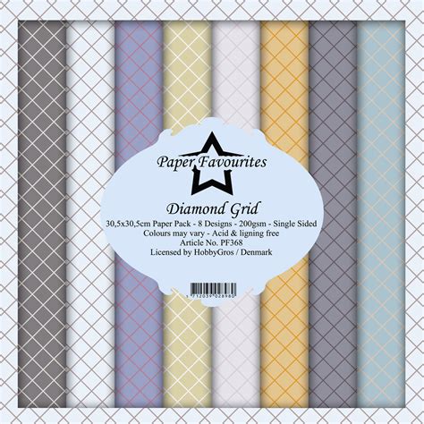 paper favourites diamond grid   paper pack pf paperpadsnl