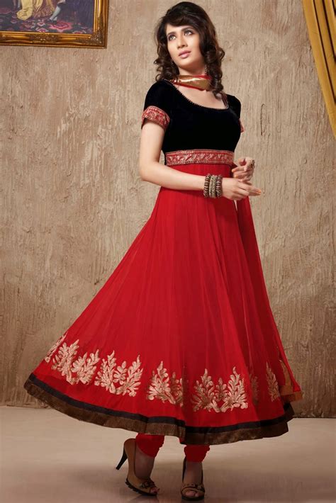 Best Collection Saree And Salwar For Valentines Day 2014