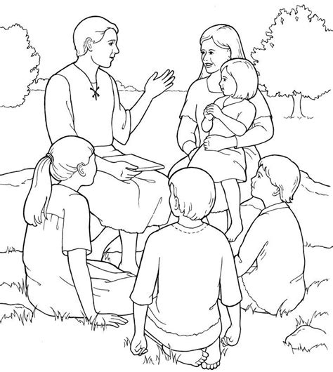 coloring pages  children church coloring pages