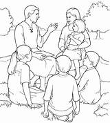 Coloring Adam Lds Eve Pages Family Children Teaching Library Primary Clipart Bible Nursery Church Their Color Christ Line Popular Clip sketch template