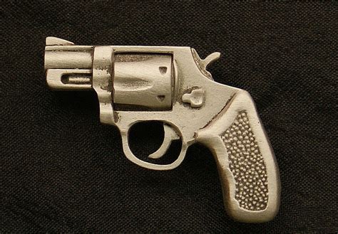 Empire Pewter Snub Nose Revolver Pewter Gun Pin Ebay
