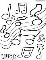 Music Coloring Pages Sheet sketch template